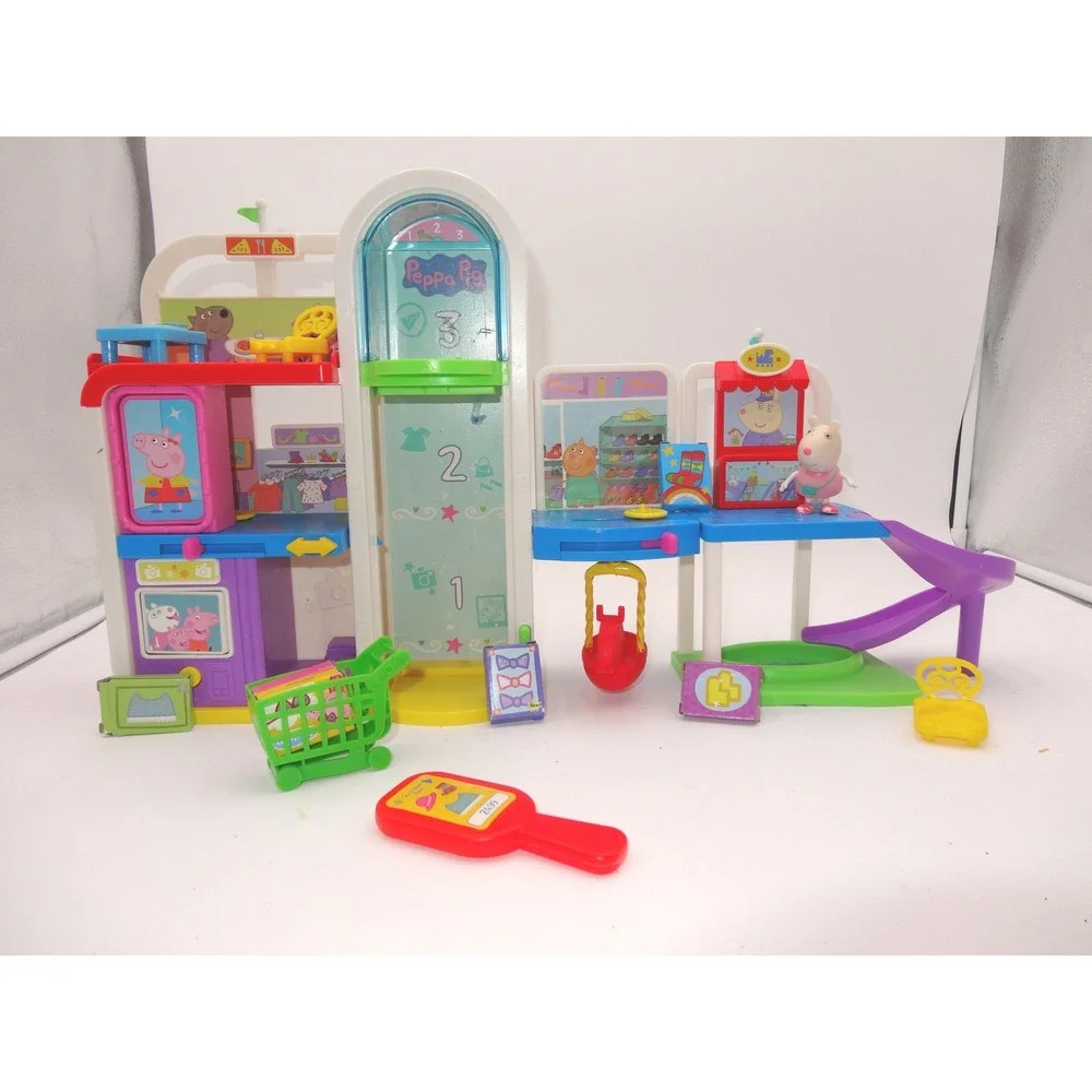 Peppa Pig Shopping Mall Center with Working Elevator‎ Accessories and Pig